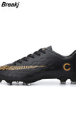 Men Large Size FG/TF Soccer Shoes Football Cleats Soccer Ankle Boots Teenager Training Sneakers Kids Indoor Sports Shoes