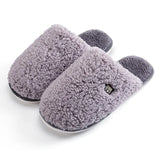 Woman Cute Slippers Warm Plush Bowknot Ladies Flat Shoes Women's Home Indoor Slippers Female House Shoes Girl