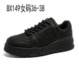 Breakj Design Men's Shoes Black Lovers Platform Shoes Ins Versatile Increased Low Top Men And Women Casual Shoes BX