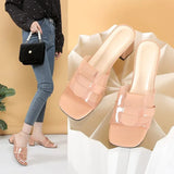 Coarse-Heeled Beautiful Sandals Women Wear 2025 Summer New Fairy Style Summer High-End