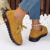 Casual Soft-Soled Sneakers 2025 New Comfortable Flat Bottom With Solid-Colored Mom Single