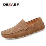 Plus Size 38~47 Men Loafers Fashion Summer Casual Shoes Classics Lightweight Men Driving Shoes Non-slip Flat