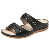 Flat Women Sandals Shoes Retro Beach Ladies Shoes Women's Shoes Woman Flip Flops Fashion Gladiator Flat Sandals For