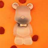 Resin Cute Animals Shoe Charms Decorations Kawaii Bow Tie Bear Shoes Buckle Accessories for Croc Jibz Kids Party Gift