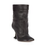 Breakj 2023 New Flat Head Low Tube Women's Boots Ultra-High Shape Slim Heel Women's Fashion