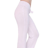 Wide Leg Trousers Women Harem Pants Mid Waist Flowy Casual Summer Cotton Long Loose Female Sexy