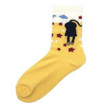 Cotton Socks Funny Oil Painting Fashion Happy Socks Night Winter Male Female Colorful Print Van Gogh Art Sock one