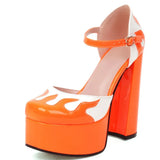 2022 Brand High Heeled Women's Sandals Buckle Shallow Platform Shoes For Woman Elegant Trendy Wedding