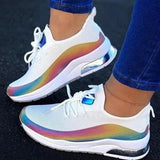Sneakers Laser Color Fashion Spring Ladies Flat Shoes Casual Women Vulcanized Ladies 2021 Summer Breathable Female
