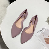 Shoes PVC Summer Jelly Shoes Women Sandals Pointed Toe Casual Flat Soft Bottom Female Slip on Shallow Ladies Single