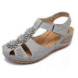 Appliques Fashion Sandals Woman 2020 Summer Hook Loops Women Wedges Women's Platform Casual Female Beach Shoes Plus