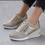 Women With Large-Size Sneakers 2024 Autumn And Winter New Style High-Quality Women With Single Shoes Tied In Front Of The