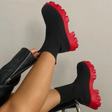 Women Sneakers Socks Sports Shoes For Women Platform Zapatillas Mujer Heels Autumn Winter Sneakers Women Casual Shoes