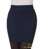 Summer Skirts Sexy Short Ladies Skirt High Waist A-Line Skirts High Elastic Black Red Pleated Skirt Candy