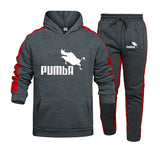 Fashion Clothing Men Sets Two Pieces Casual Sweatshirts Cotton Men Tracksuit Hoodies+ Pants Sport Shirts Autumn Set