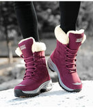 Winter Women Boots High Quality Keep Warm Mid-Calf Snow Boots Women Lace-up Comfortable Ladies Boots Chaussures
