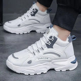 Men's Boots Fashion Thick Bottom Non-slip Warm Winter Shoes For Men Fur Warm Ankle Snow Boots Footwear Male
