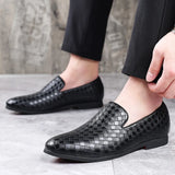 Breakj Men's Shoes New Loafers Pedal Trend Four Seasons Breathable British Business Men's Casual Wear-Resistant Bean