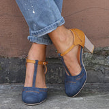 Large Size Women's Sandals 2024 Spring And Summer New Women's Shoes Thick