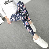 Printed Leggings Women Workout Polyester High Waist Leggins Fitness Gym Activewear Pencil