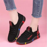 Platform Sneakers 2020 New Spring Fashion Women Casual Shoes Breathable Mesh Shoes Woman Black Sneakers Tenis