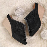 Lady Slope Sandals Women Platform Sandals New Summer Female Fish Mouth Platform High Heels Wedge