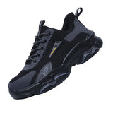 Safety Shoes Fashion Work Shoes Men New Steel Toe Shoes Puncture Proof Work SneakerS Male Flats Men Work Safety Boots