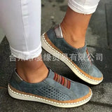 Single Shoes Women 2023 Summer New Flat Ribbon Set Foot Spell Color Large Size Women's