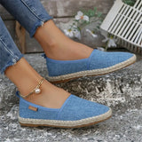 Breakj Shoes Women 2025 Autumn New Round Head Cover Comfortable Flat Bottom Large-Size Pedal Bean