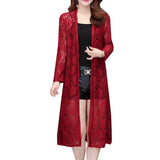 Cardigan Women 2019 Summer Beach Cover Up Beachwear Plus Size L~4XL Tunic Robe Femme Bohemian Lady Blouses Cardigans