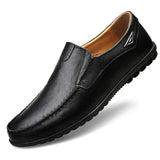 Leather Men Shoes Casual Luxury Brand Soft Mens Loafers Moccasins Breathable Slip on Male Driving Shoes Plus Size