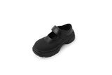 ~Cao Beautiful Texture Ugly Cute Single Shoes 2024 Cowhide Muffin Velcro Casual