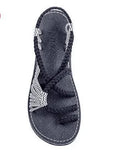 Size Rope Knot Sandals Summer Flip Flops Casual Women's Shoes Flat Rome Sandals Women Comfort Strappy Beach