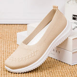 Shoes Knitting Sock Sneakers Women Spring Summer Slip On Flat Shoes Women Loafers Flats Walking shoes