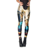 Digital Printed Sexy Leggings Women Cleopatra Push Up Pants Egypt Pharaoh Pattern Fitness