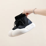 Breakj Top Small White Shoes Female 2024 New Autumn Model Student Ins Fashionable Shoes Versatile Casual Platform Fashion Board Shoes XT