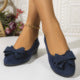 Breakj 2025 New Large-Size Tip-Tloping Single Shoes Women's Bean Shoes Sports Casual