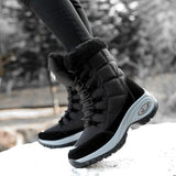 Plus Size Boots Platform High Quality Keep Warm Flat Snow Boots Waterproof Comfortable Thicken Winter Shoes