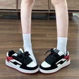 Breakj Fashion Lightning Small White Shoes Women's Board Shoes Dopamine Color Classic Academic Style Increased Platform Four