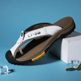 Baotou Flip-Flops Flip-Flops Sandals Male Breathable Light Dad Slippers Daily Household Casual Shoes Korean