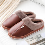 Home Slippers Women Men Winter Fur Plush Keep Warm Flat House Indoor Shoes Woman Soft Comfort Cotton Female