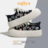 Canvas Shoes Girls 2024 New Summer Minority Retro Students Wear Small White