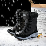 Plus Size Boots Platform High Quality Keep Warm Flat Snow Boots Waterproof Comfortable Thicken Winter Shoes