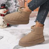 Boots 2025 New Winter Plus Thick Short Boots To Keep Warm Cotton Shoes Wearing Anti-Slip Women's Shoes Bread