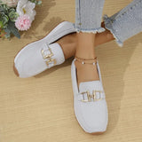 Breakj Single-Shoe Women's 2025 New Four-Season Sneakers Shallow-Mouthed Fashion Ladies Single Shoes 43