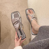 Flip-Flops, Women's Shoes, Minority Temperament, Evening Wind, Flat-Soled Sandals, Slippers, Women Go Out To Wear Sandals In