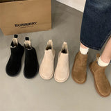 Breakj Boots Children 2025 New Autumn And Winter Explosion Warm Cotton Shoes Plus Thick Martin