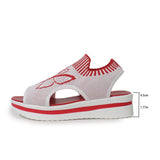 Breakj 2025 Summer New Leisure Flying Hollow Fish Mouth Beach Women's Sports