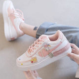Shoes Korean Version Ulzzang 2024 New Trend Student Macaron Girl Cute Little White
