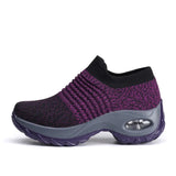 Breakj Explosion Women's Shoes Air Cushion Flying Sneakers Shoes Shoes Fashion Rocking Shoes Casual Shoes Socks